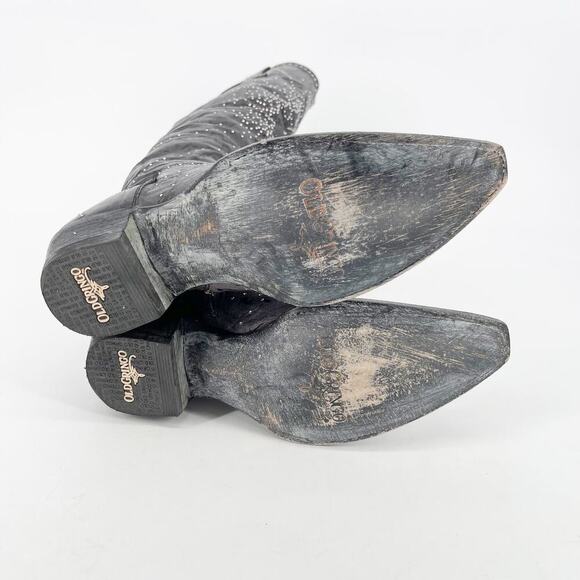 Old Gringo Gray Celina Crystal Studded Knee High Western Cowgirl Boot size 7 - Picture 11 of 14